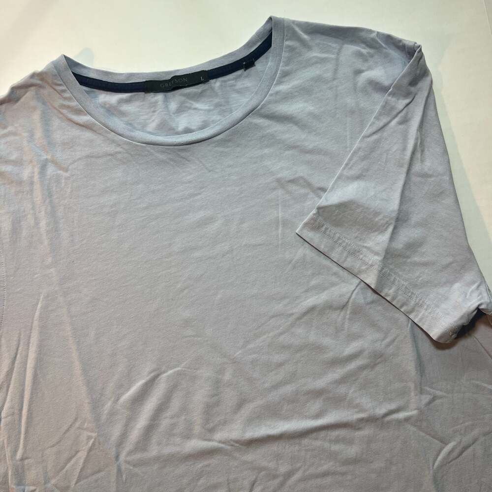 Greyson Pima Cotton Blend Crewneck T-Shirt in Grey Heather